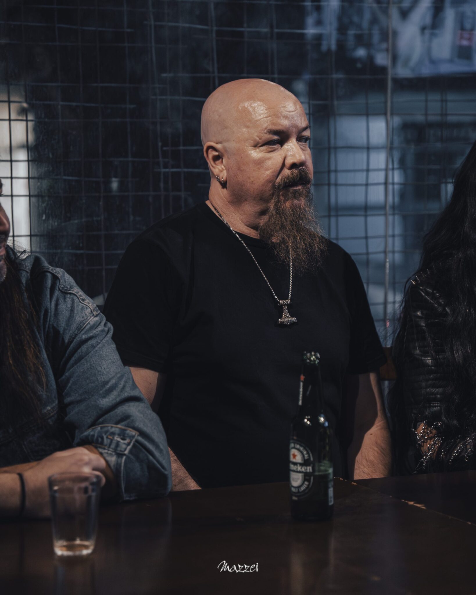 Robert Lowe at the press conference at The Metal Bar